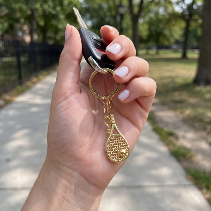 The Tennis Racquet Key Chain
