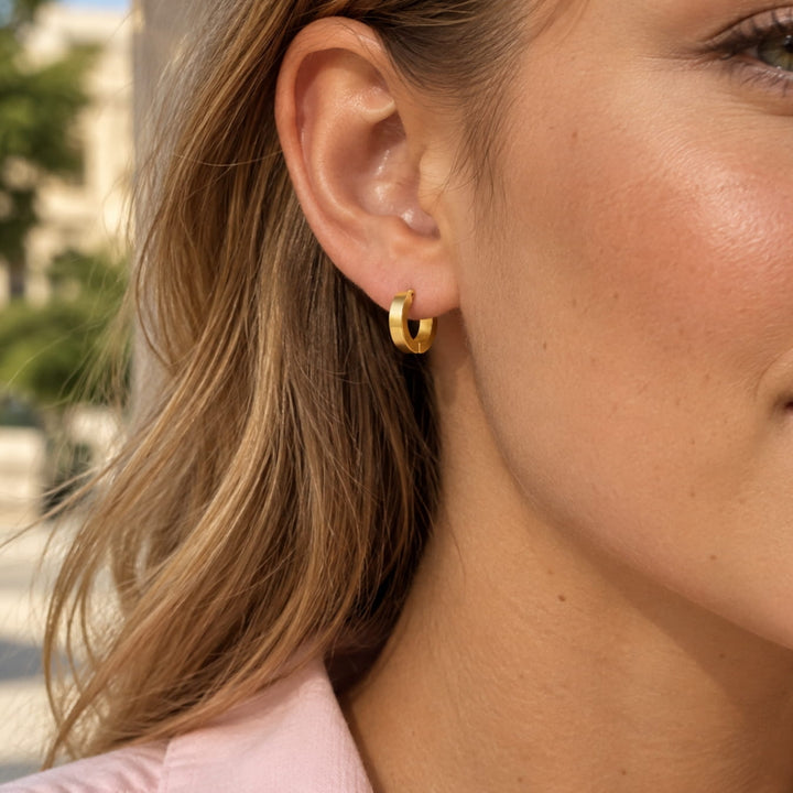 The Tiny Hoop Earrings