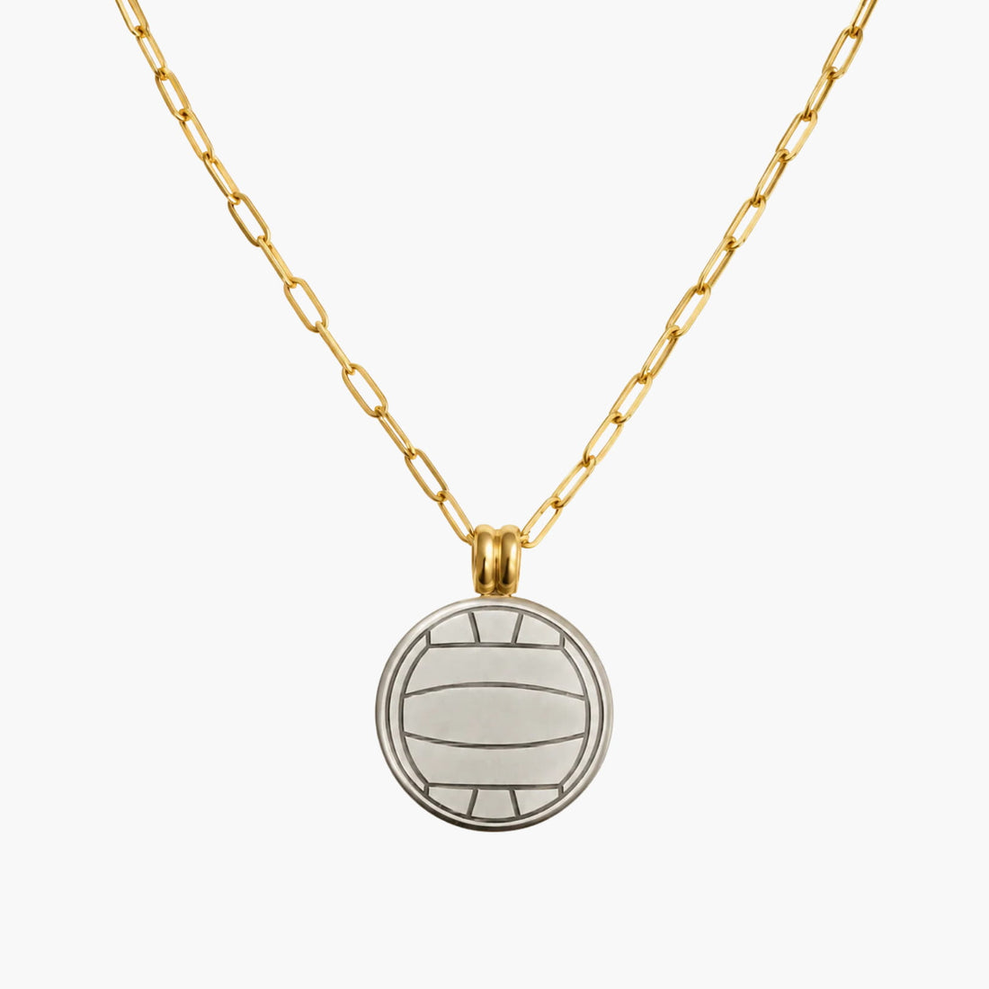 The Water Polo Silver & Gold Coin Necklace