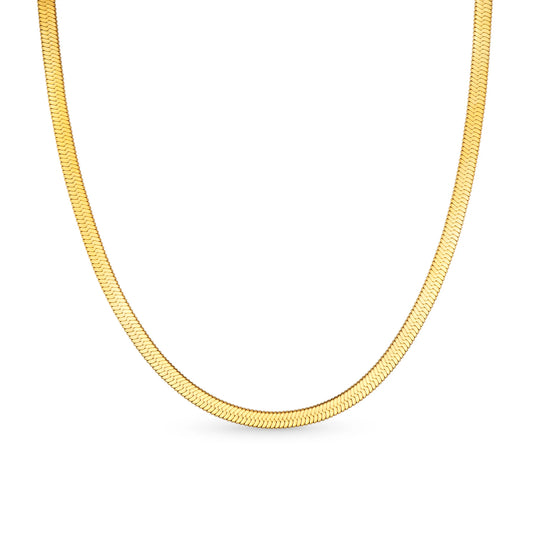 The Gold Herringbone Chain