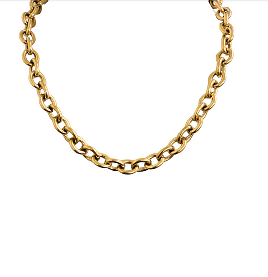 Gold Round Thick Chain