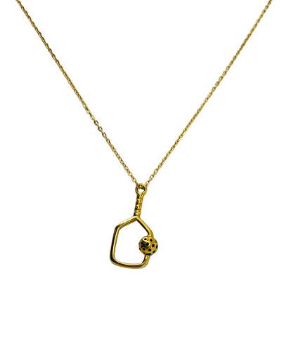 The PickleBall Gold Necklace