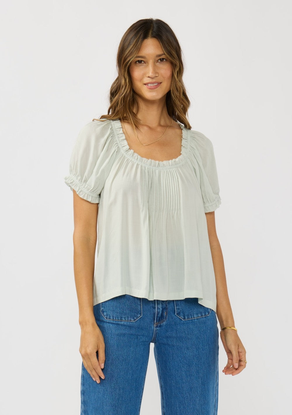 Printed Smock Top
