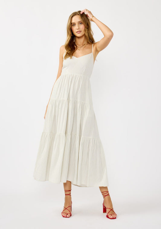 White Floral Maxi Dress
