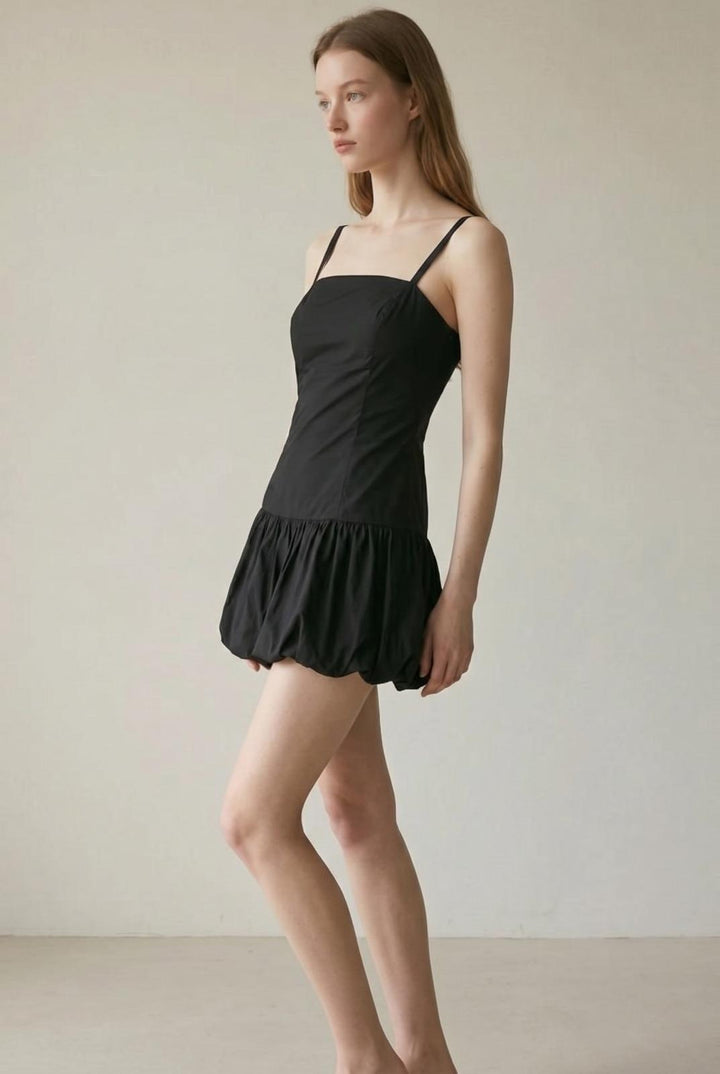Balloon Skirt Mini Dress