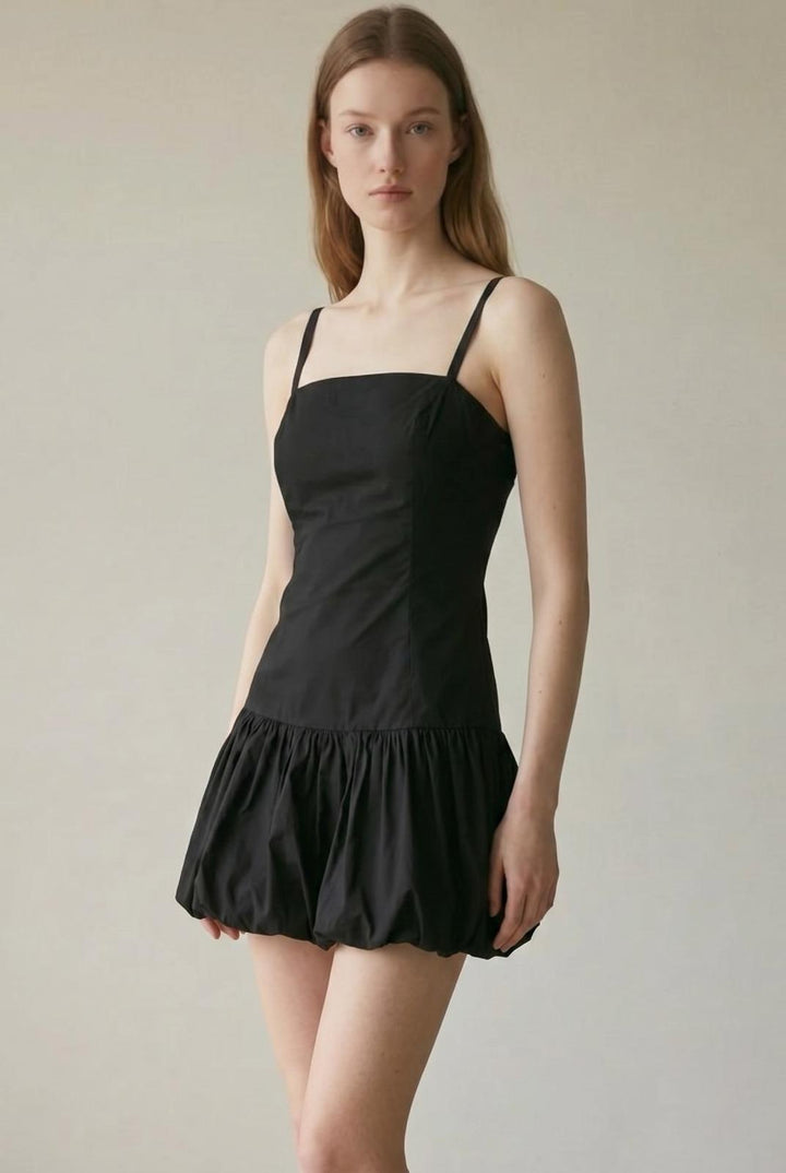 Balloon Skirt Mini Dress
