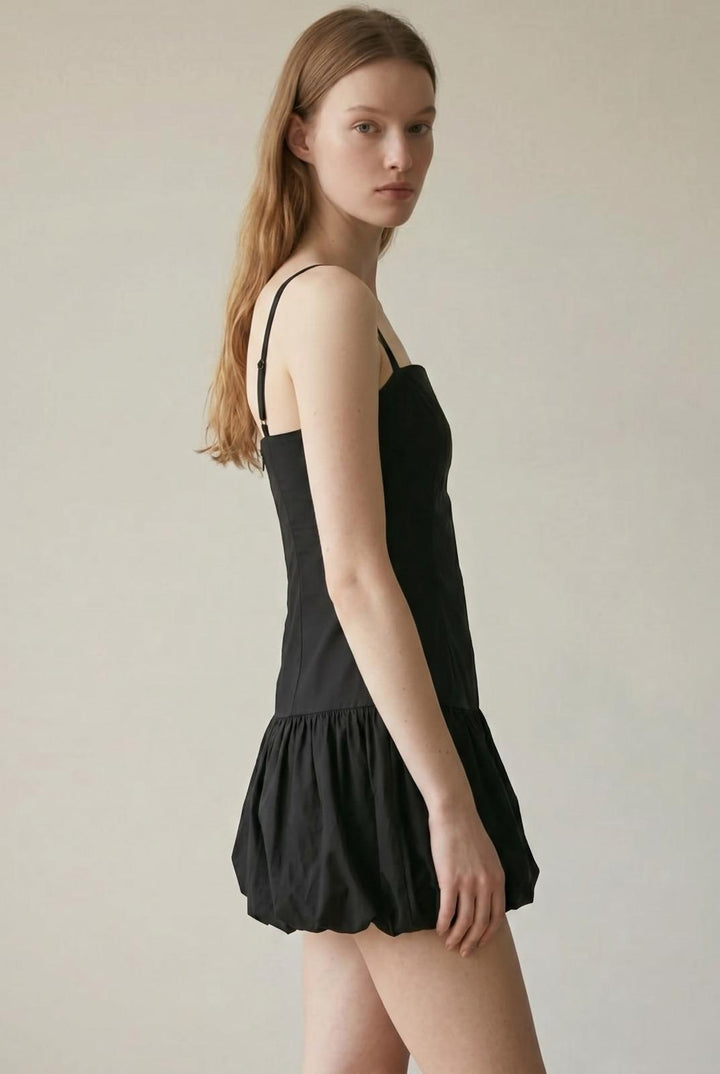 Balloon Skirt Mini Dress