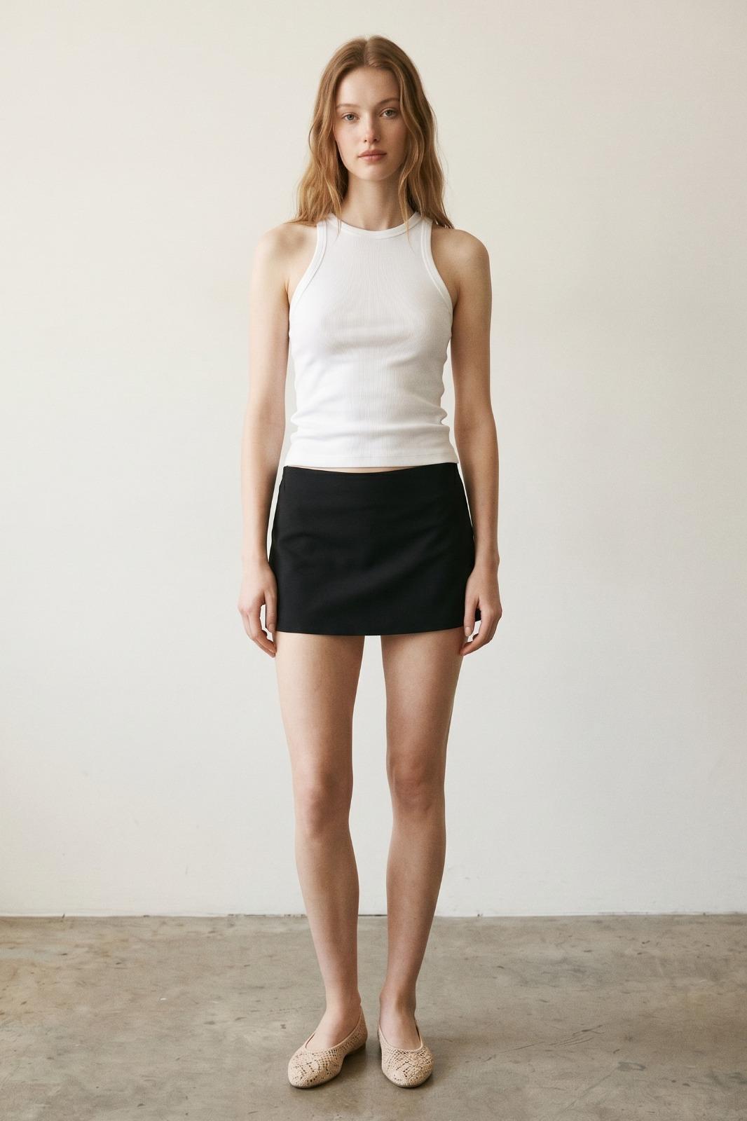 Low Rise Micro Skirt