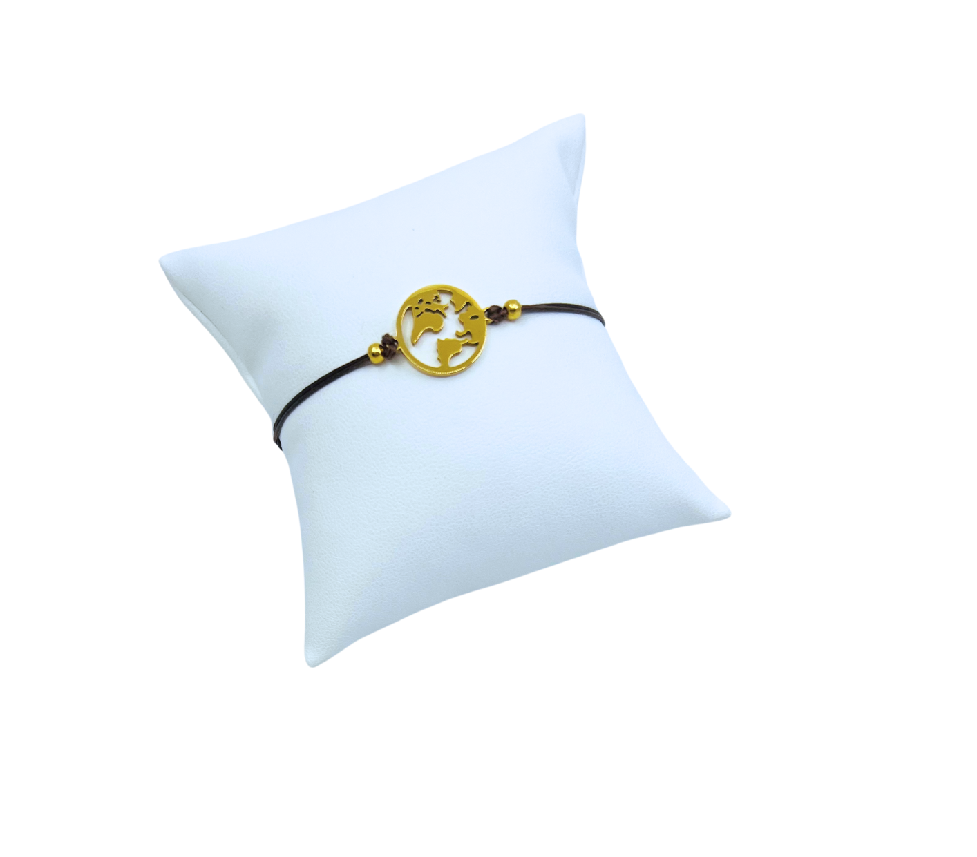 Savannah Cord Bracelet with World