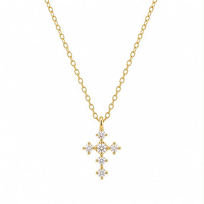 The Sparkle Cross my Heart Necklace