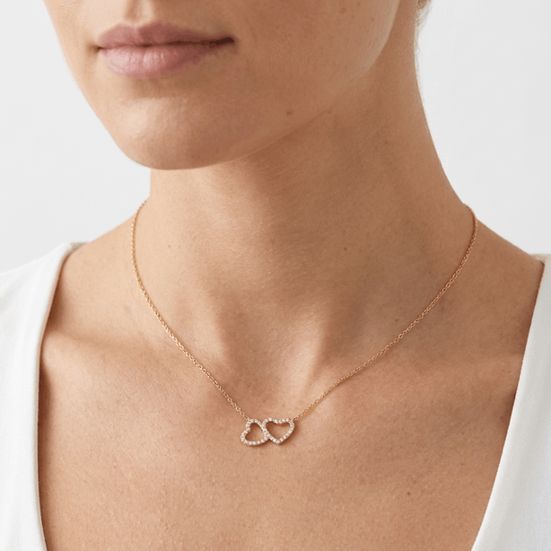 Bling It On Hearts Collection Necklace