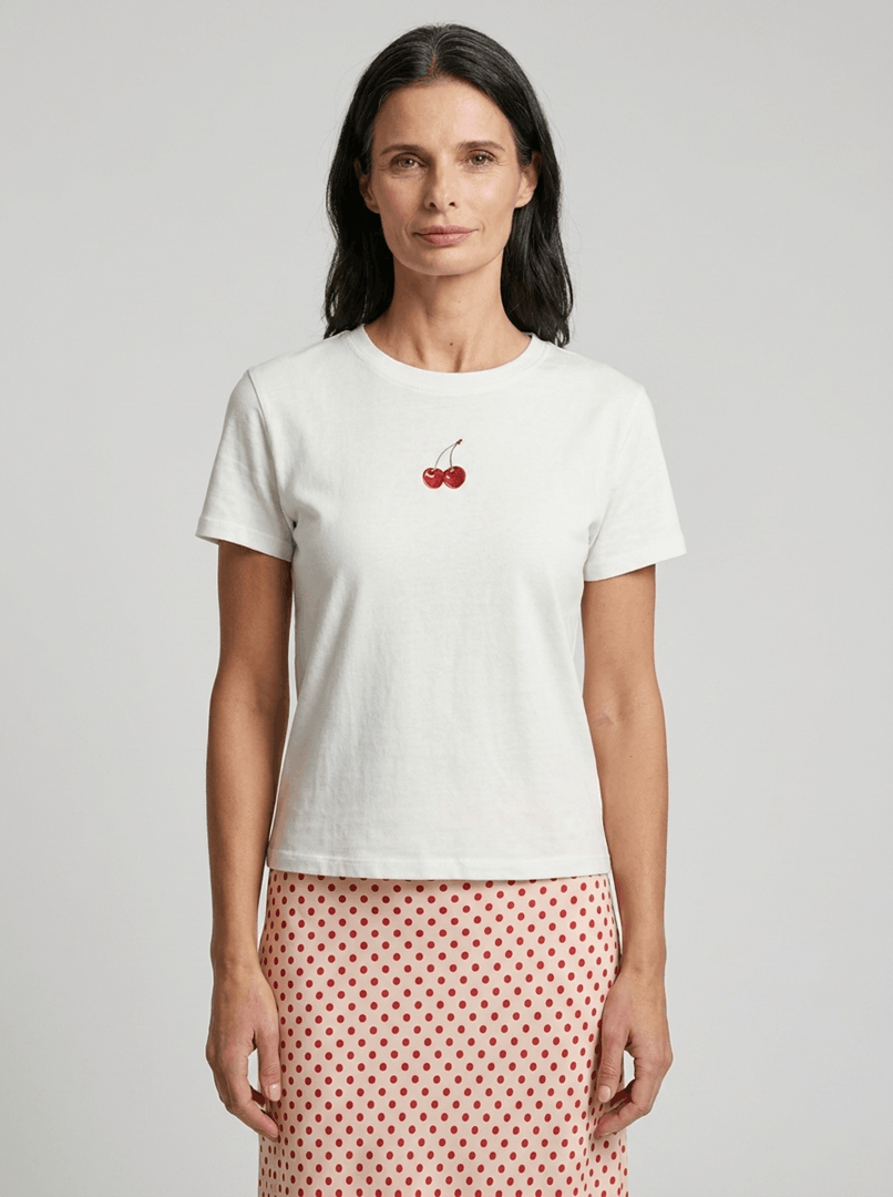 Cherry Knit T-Shirt