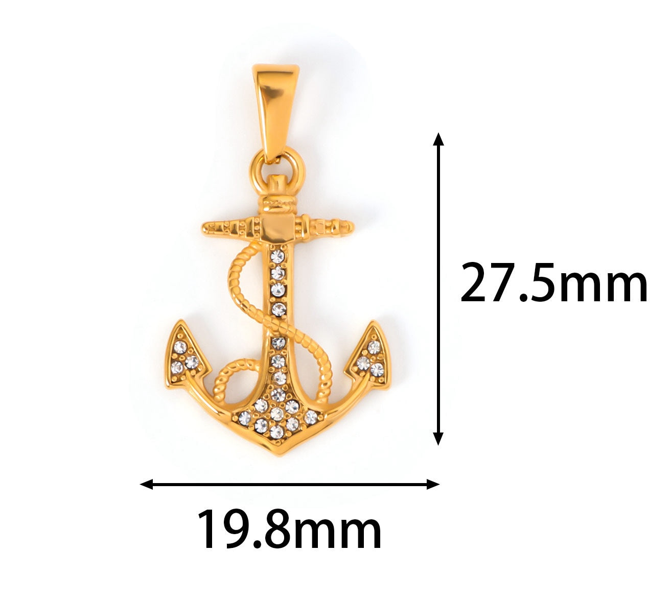 The Gold Anchor Necklace