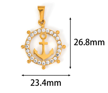 The Gold Anchor Necklace