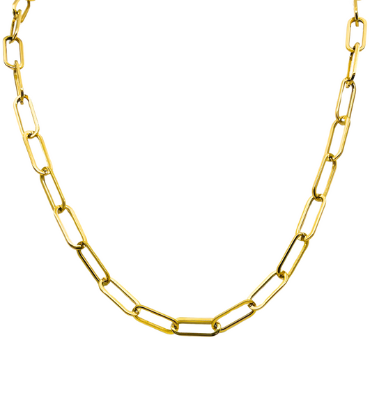 The Large Gold Paperclip Chain