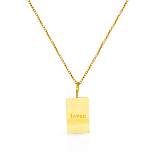 The Loved Tag Necklace