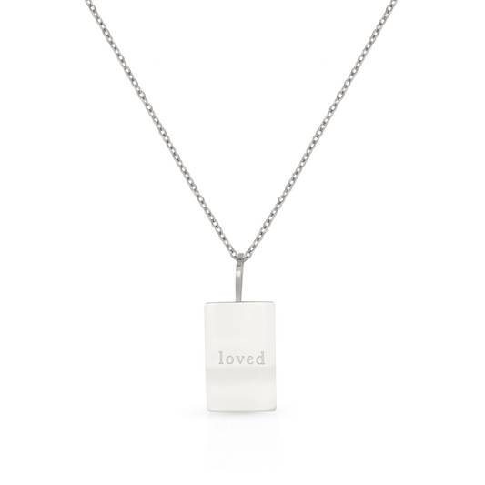 The Loved Tag Necklace