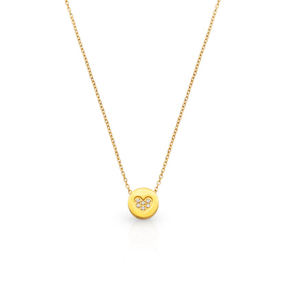 The Win My Heart Gold Necklace
