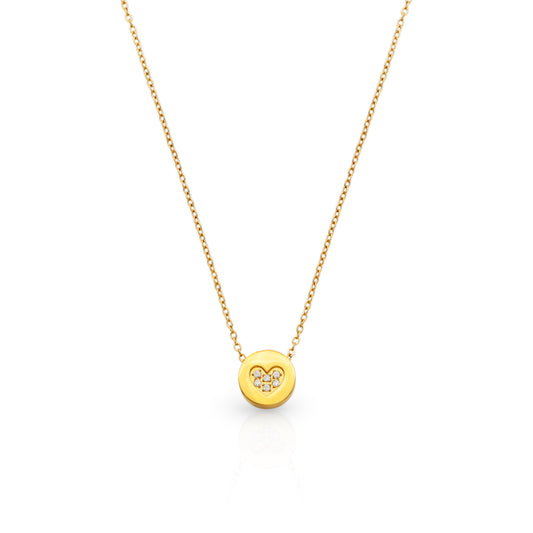 The Win My Heart Gold Necklace