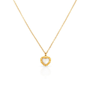 Heirloom Heart Gold Necklace