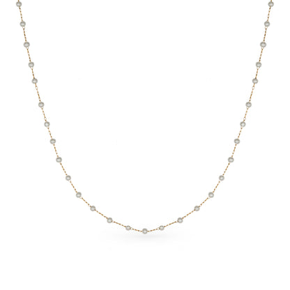 Dainty Pearl Short GG Necklace