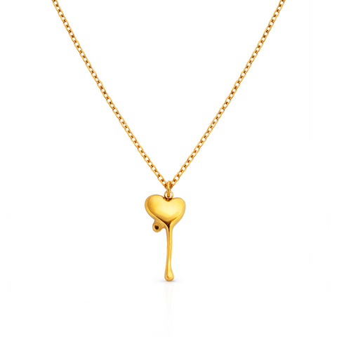 The Melt Your Heart Gold Necklace