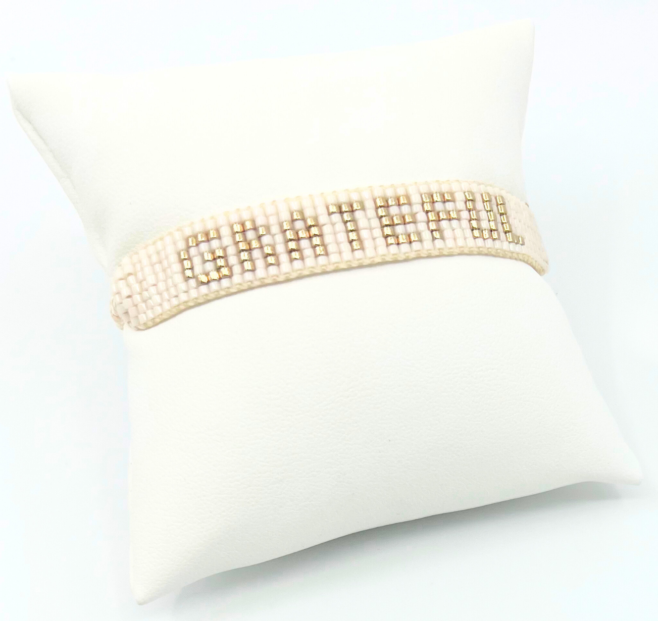 Beaded Word Bracelet