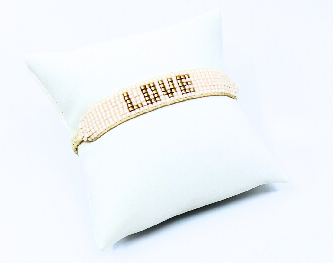 Beaded Word Bracelet
