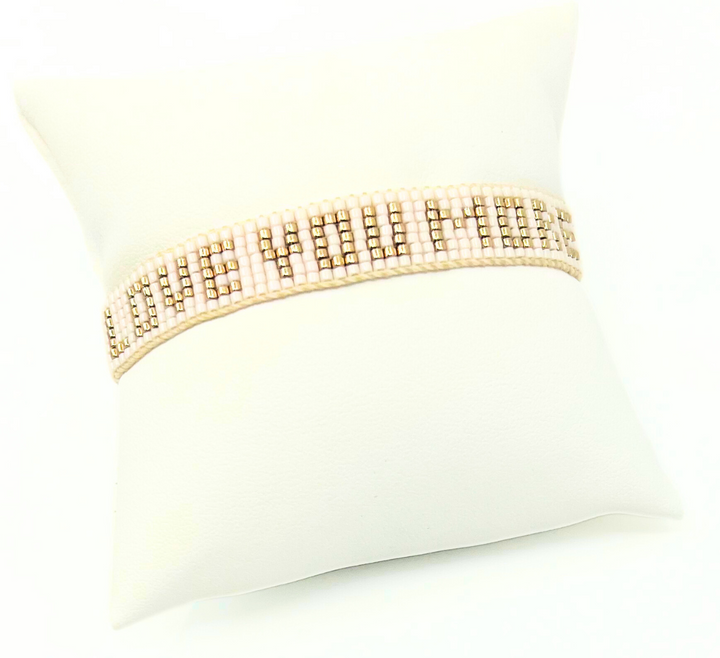 Beaded Word Bracelet