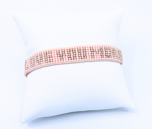 Beaded Word Bracelet