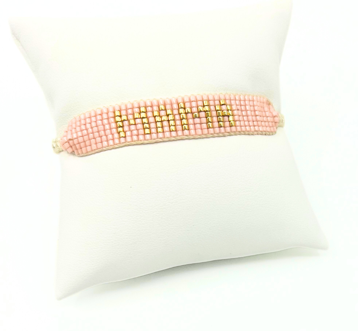 Beaded Word Bracelet