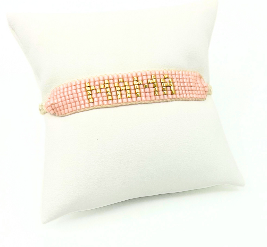 Beaded Word Bracelet