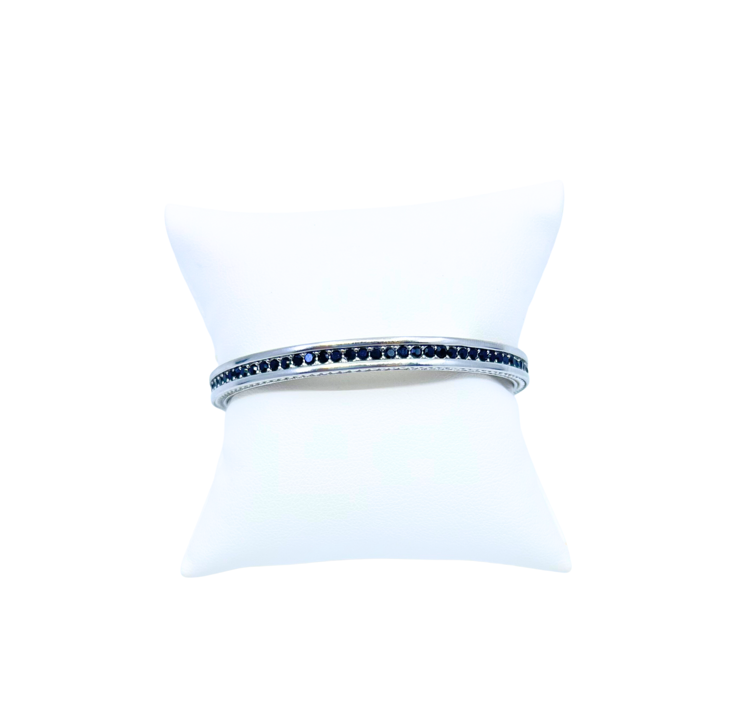 Black Rhinestone Channel Cuff