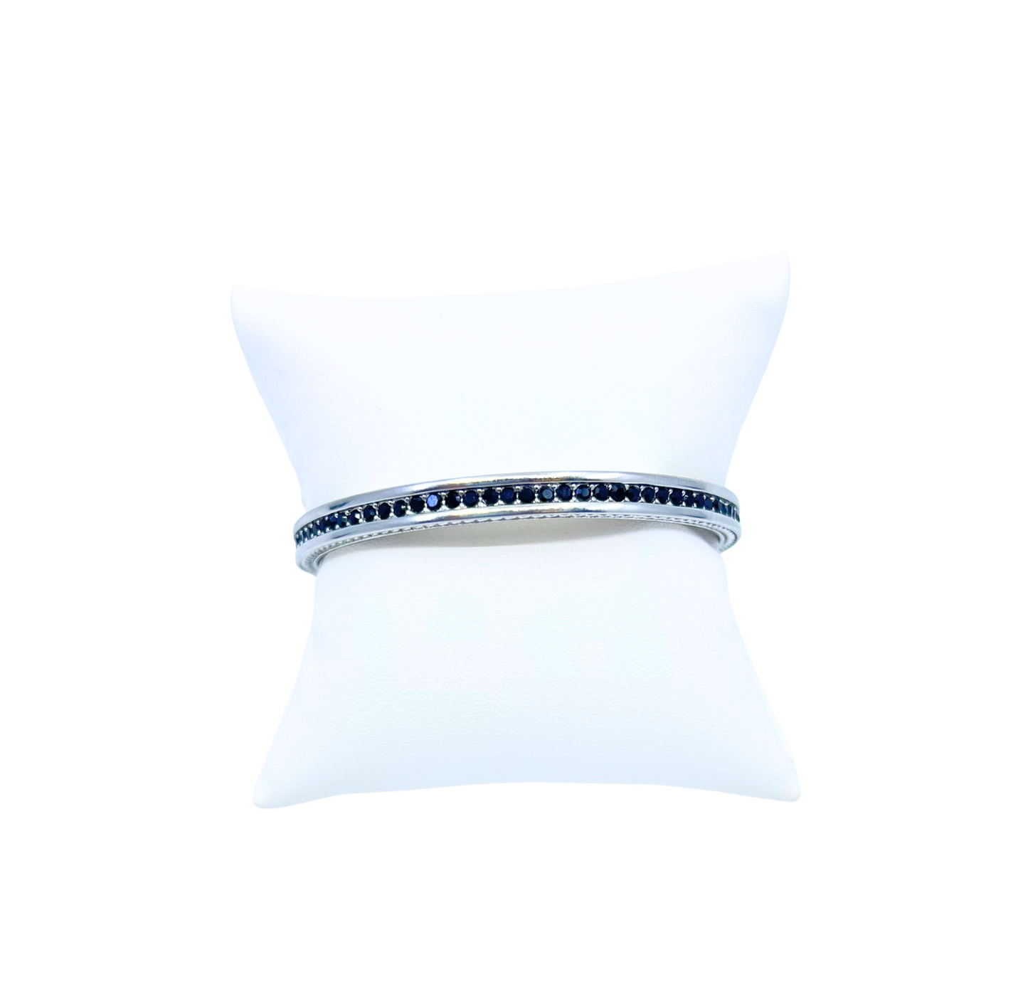 Black Rhinestone Channel Cuff