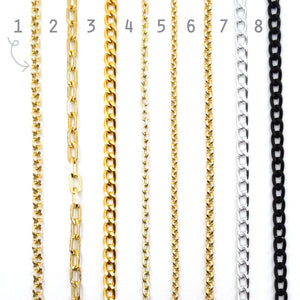 Gold Face Mask Chains