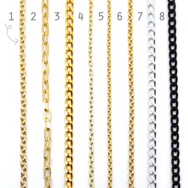 Gold Face Mask Chains