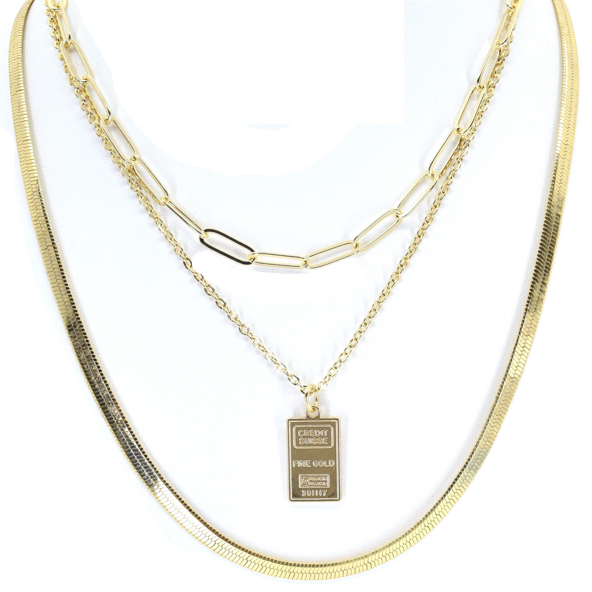 Gold Layered Necklace Set #1 - Save 20%!