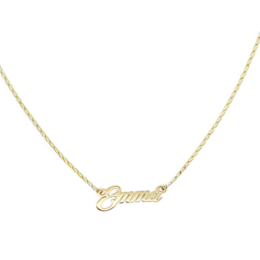 Your Name in Gold - Custom Gold Name Necklaces