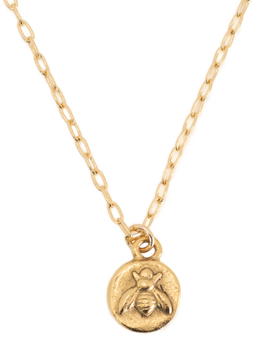 Bee Strong Gold Necklace