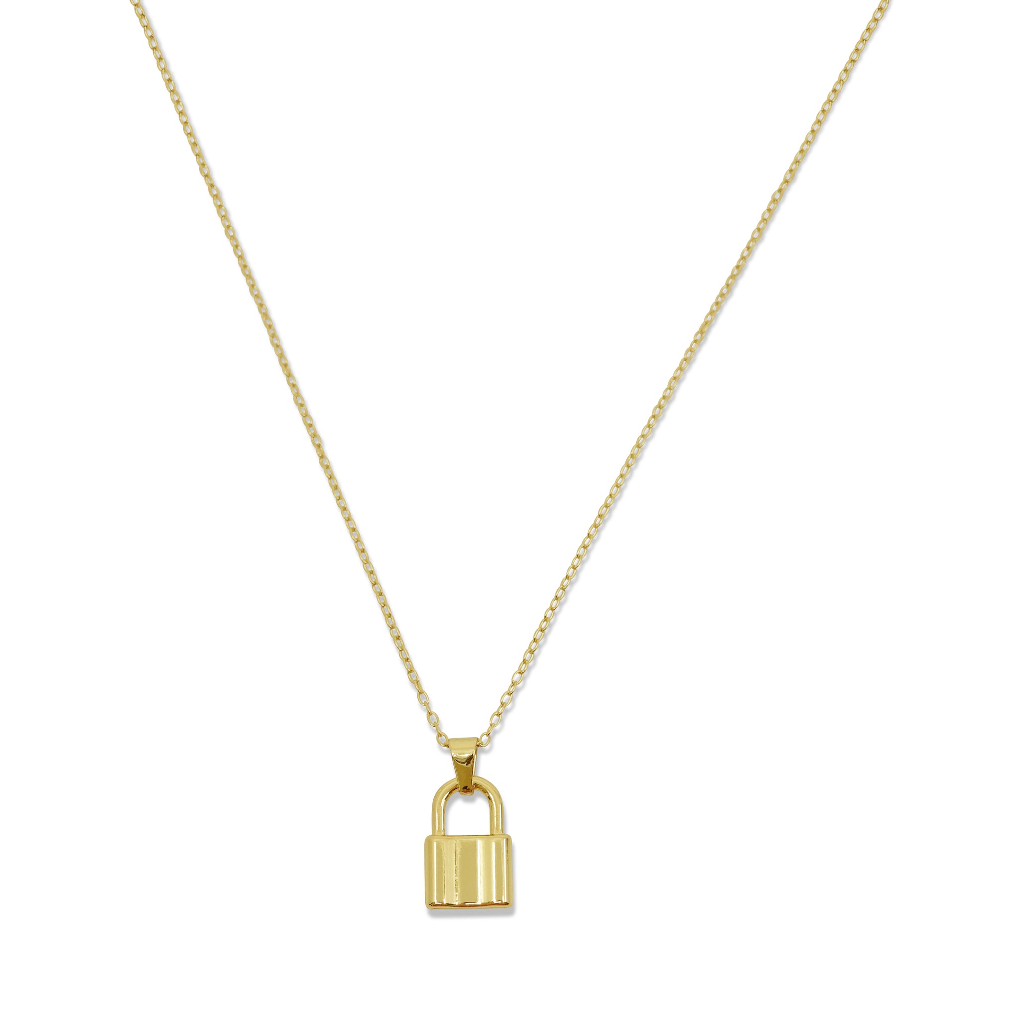 The Padlock Gold Necklace