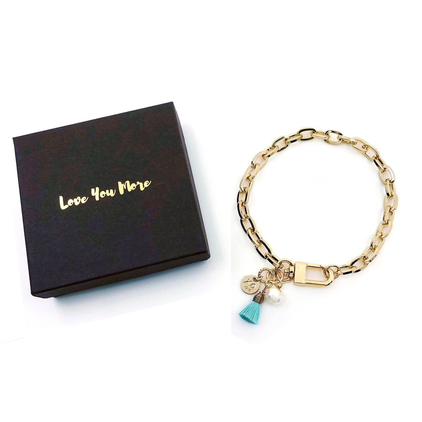 Ibiza for Lola - Gold Chain Dog Collar