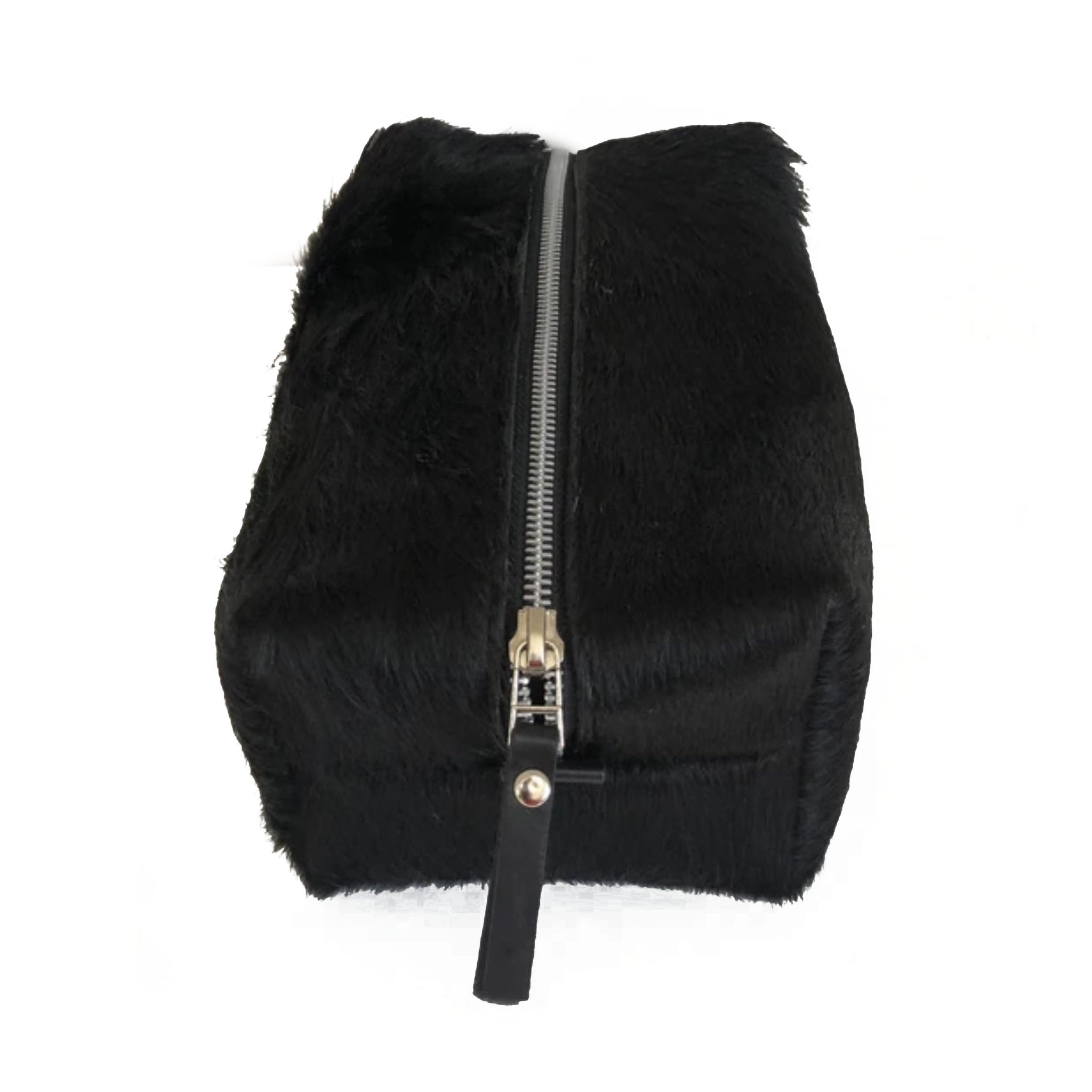 Leather Dopp Kit - Black Natural Cowhide