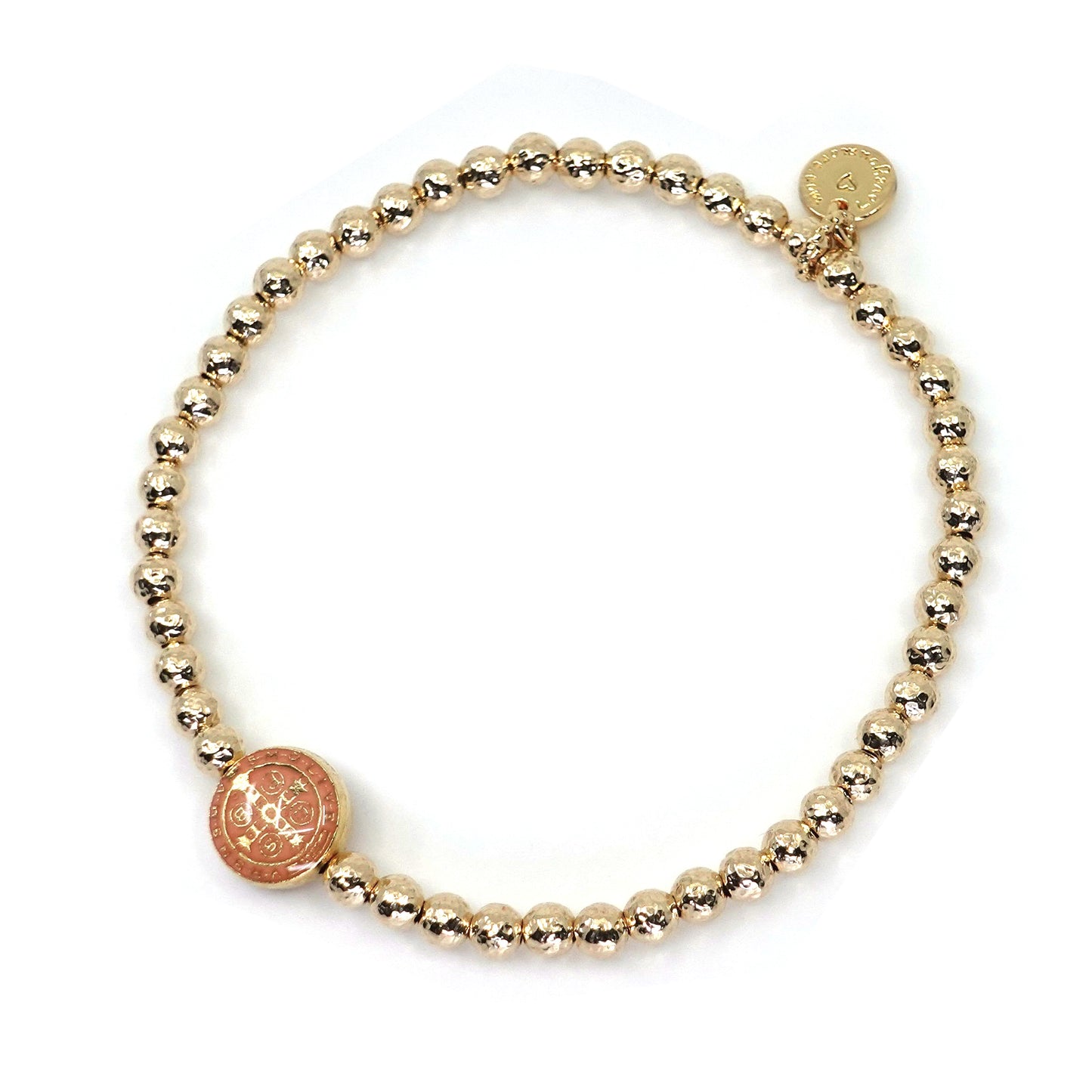 Eternity Bracelet with St. Benedict Charm