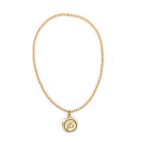 Goddess Necklace - Gold Eternity Stretch Necklace