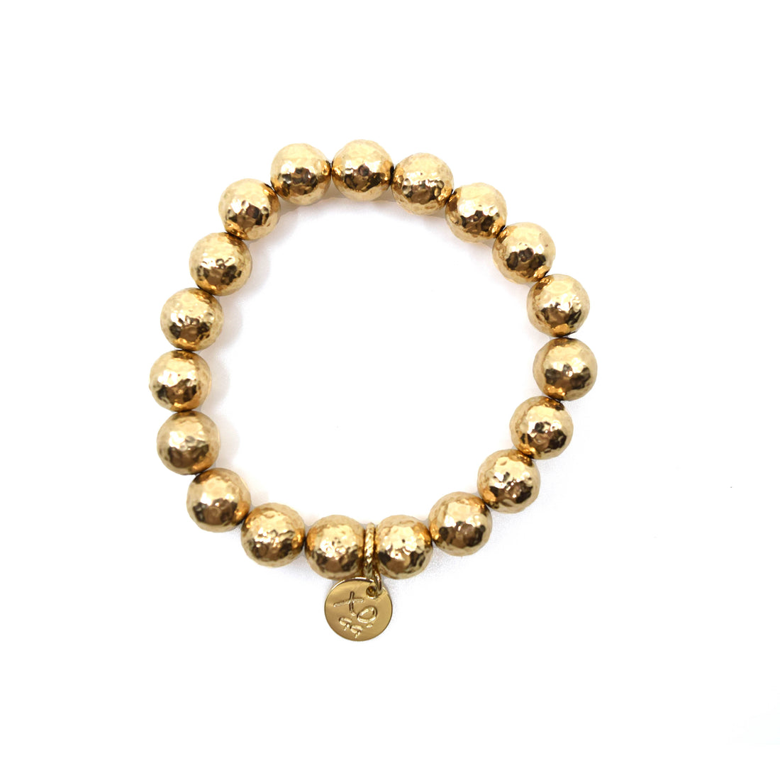 Eternity Bracelet in Hammered
