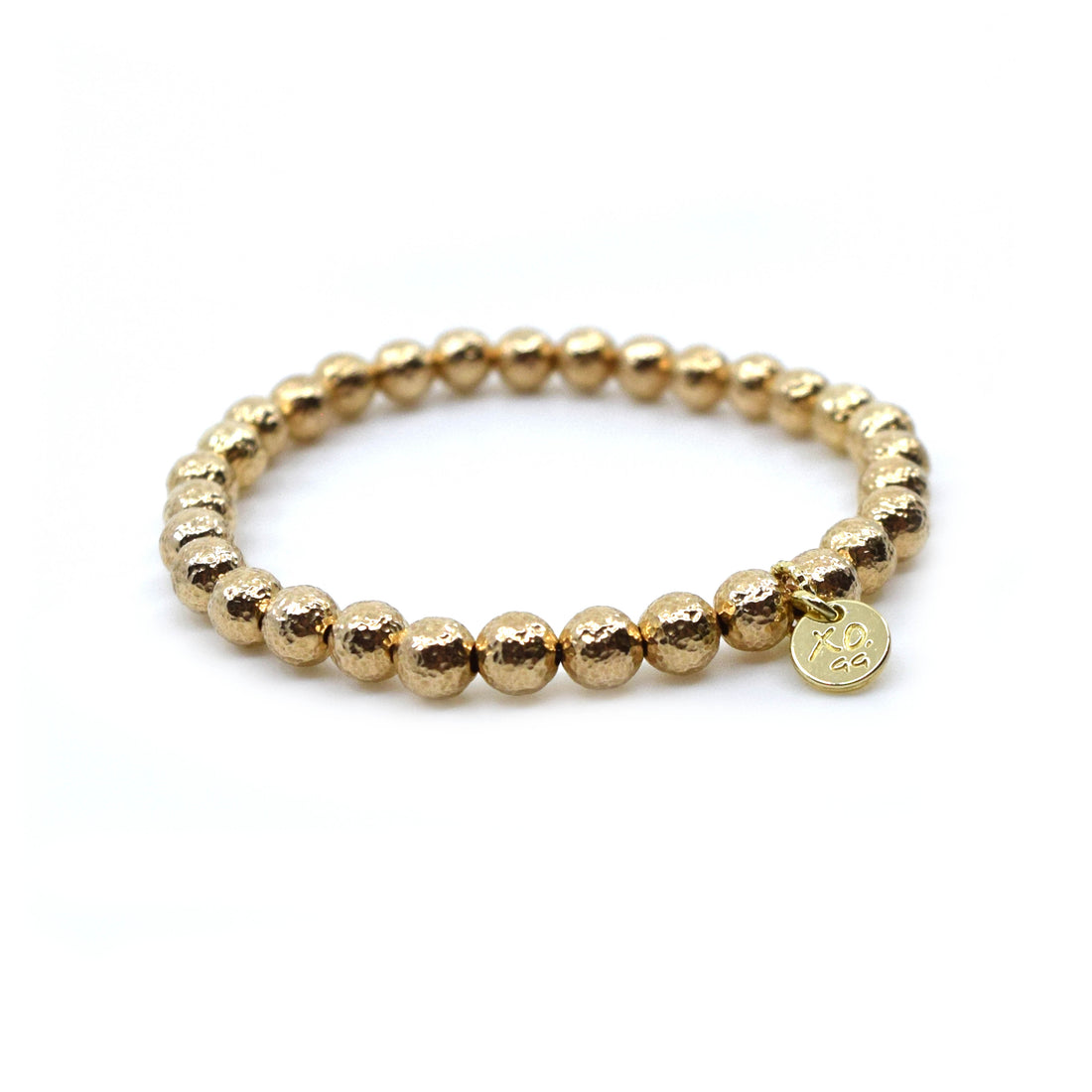 Eternity Bracelet in Hammered