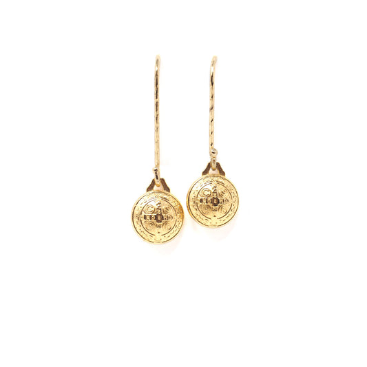 The St. Benedict Gold Earrings