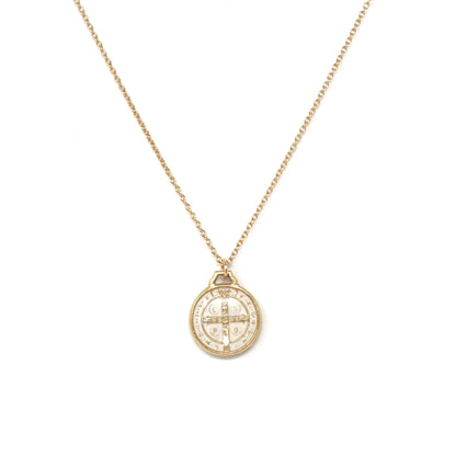 St. Benedict Necklace in Enamel