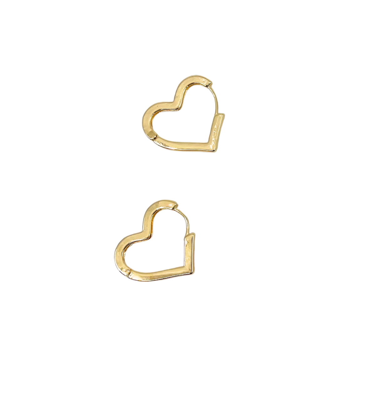 The Heart Huggie Earrings