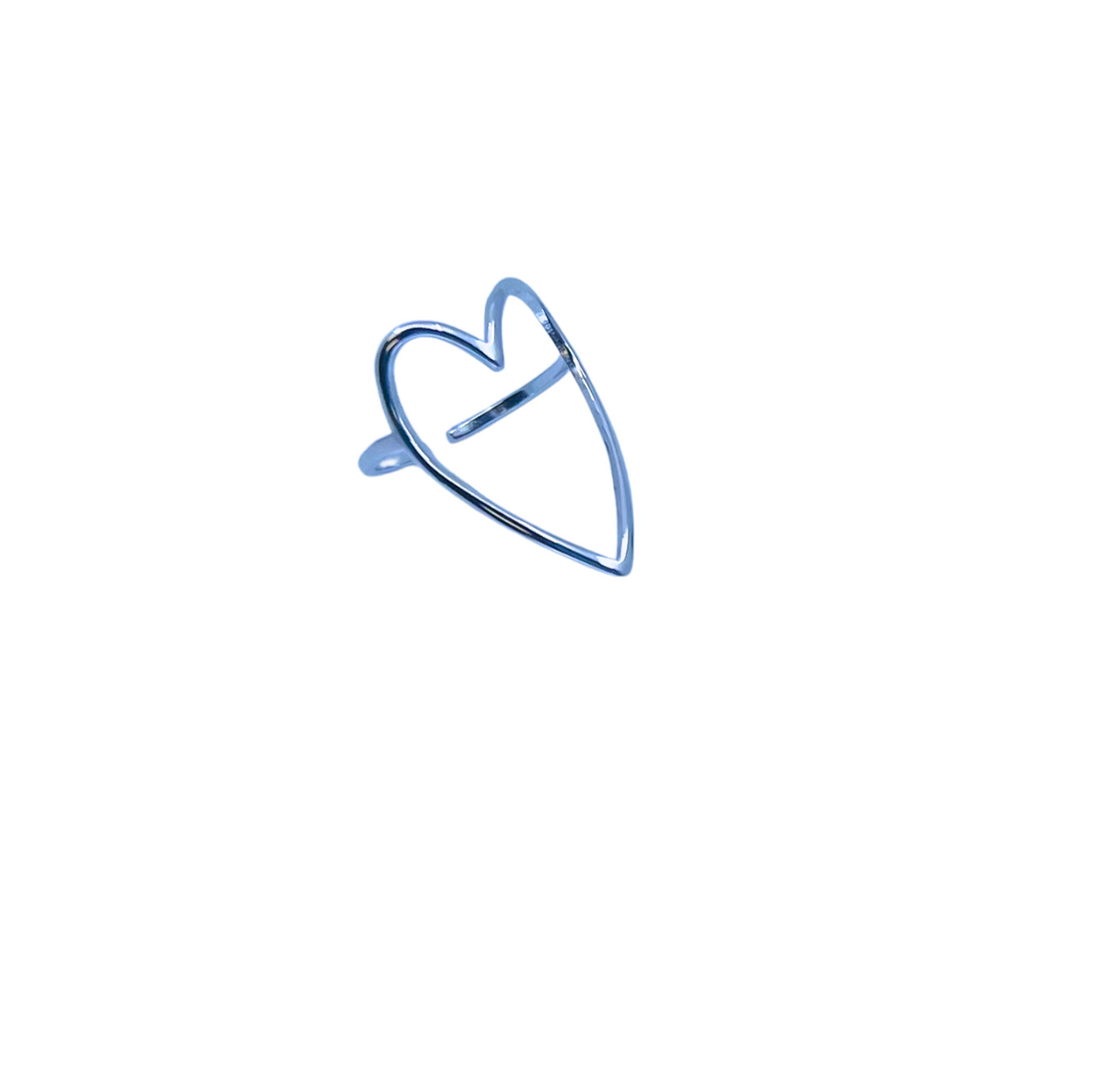 The Silhouette Heart Ring